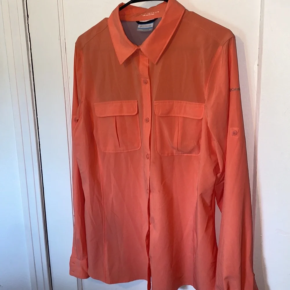 Columbia Arrowhead Trail II Omni-Shade long sleeve top button down shirt - Picture 2 of 11